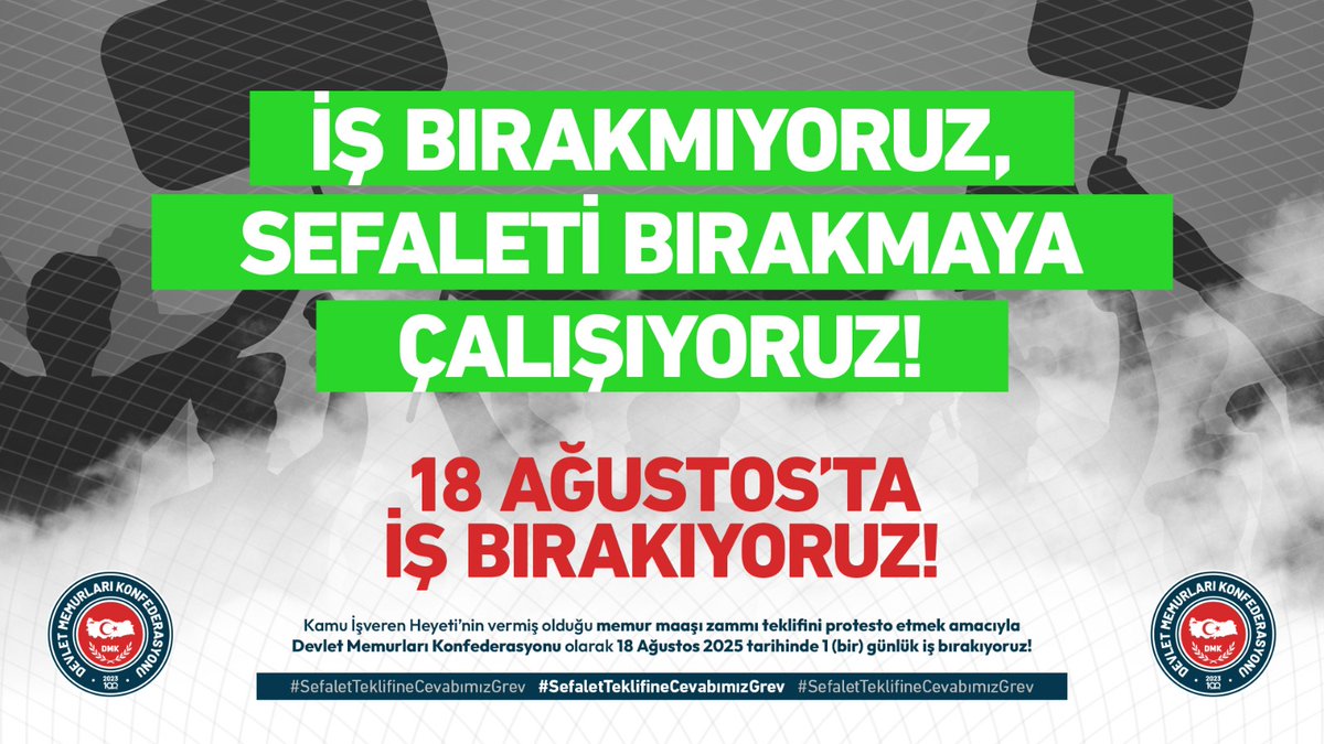 Osmancivelek9's tweet photo. Zam istiyoruz enflasyon farkı değil #SefaletTeklifineCevabımızGrev https://t.co/w74A5okkaf