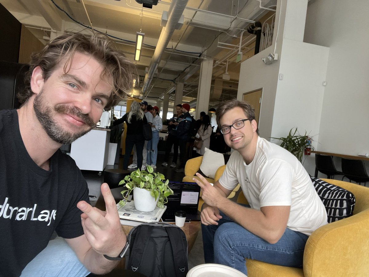 dex (@dexhorthy) on Twitter photo Code Cafe 4 @ <a href="/weights_biases/">Weights & Biases</a> in full swing! Catching up with the greats like <a href="/sammakesthings/">Sam Stowers is doing AI product eng π πͺ πΉ</a> and <a href="/ndrsrkl/">Anders Lie</a> If youβre here, come say hey Code Cafe 4 @ <a href="/weights_biases/">Weights & Biases</a> in full swing! Catching up with the greats like <a href="/sammakesthings/">Sam Stowers is doing AI product eng π πͺ πΉ</a> and <a href="/ndrsrkl/">Anders Lie</a> If youβre here, come say hey