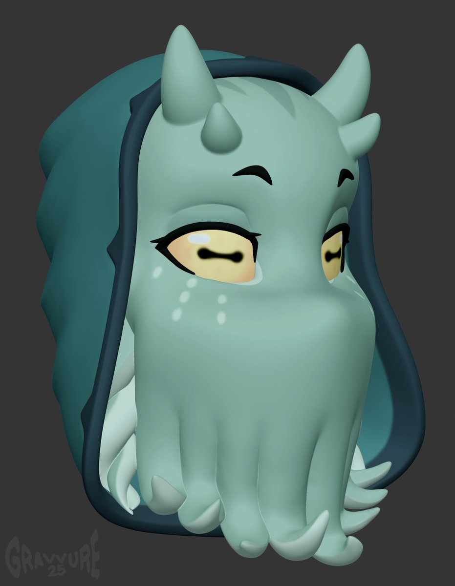 Gravvure's tweet photo. Warmup sculpt of @trashmasterflex 's Rho https://t.co/gd77JKVSuv