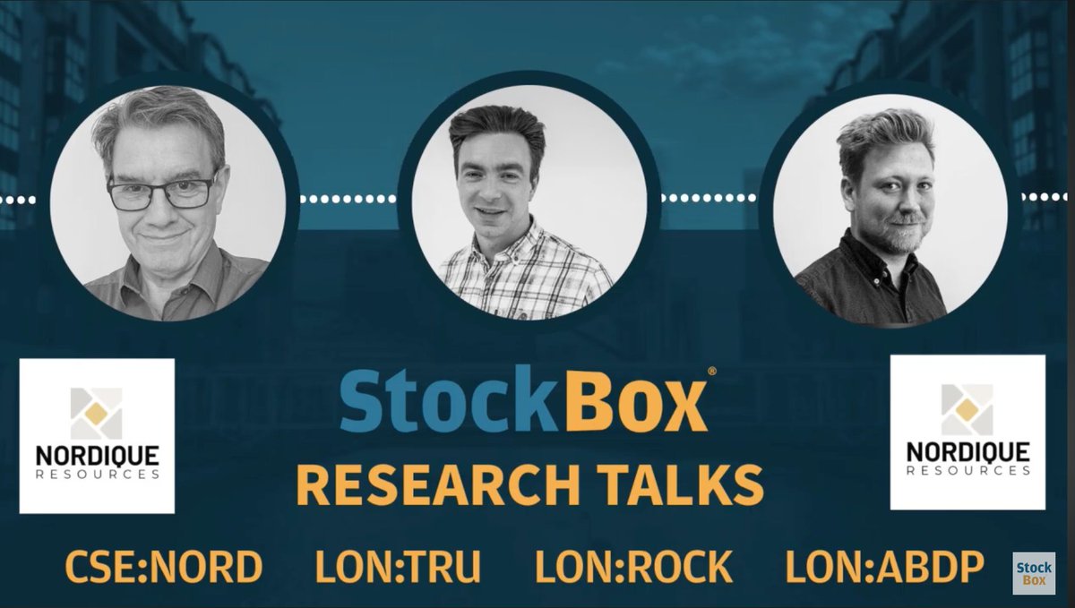 Brand_UK's tweet photo. On today's @StockBoxMedia #podcast, @Alan__Green @Brand_UK @BrandMultiComms @NovusComms & @danielflynn92 @Outofthegr discuss:
â
@NORD_resources #NORD
â
#Trufin #TRU
â
@Rockfireplc #ROCK
â
@ABDynamics #ABDP
with @MarkEJFairbairn
#gold #finland #isoneva #playstack #earlypayment #gaming @ABFGame @OxygenFinancehq @PlaystackGames #zinc #germanium #silver #JORC #greece #Investing
Watch or listen: https://t.co/Pt3zO6zUoT