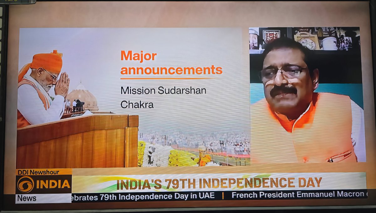 kg_suresh's tweet image. Analysed major announcements made by PM @narendramodi on 79th Independence Day from ramparts of Red Fort, on @DDIndialive.
#IndependenceDay
#independencedayindia
#independencedaycelebration 
@DDNewslive @PMOIndia @ashwani_mahajan @SunilAmbekarM @mukulkanitkar @rammadhav_