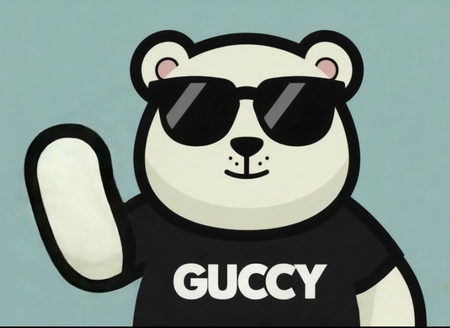 GuccyTheBear's tweet photo. Guccy doesn’t chase pumps.
Pumps chase Guccy. 😏🐻✨
Something new is coming are u ready???
#GUCCY #DYOR #pumpfun #memecoin https://t.co/tzKHcsEvx4