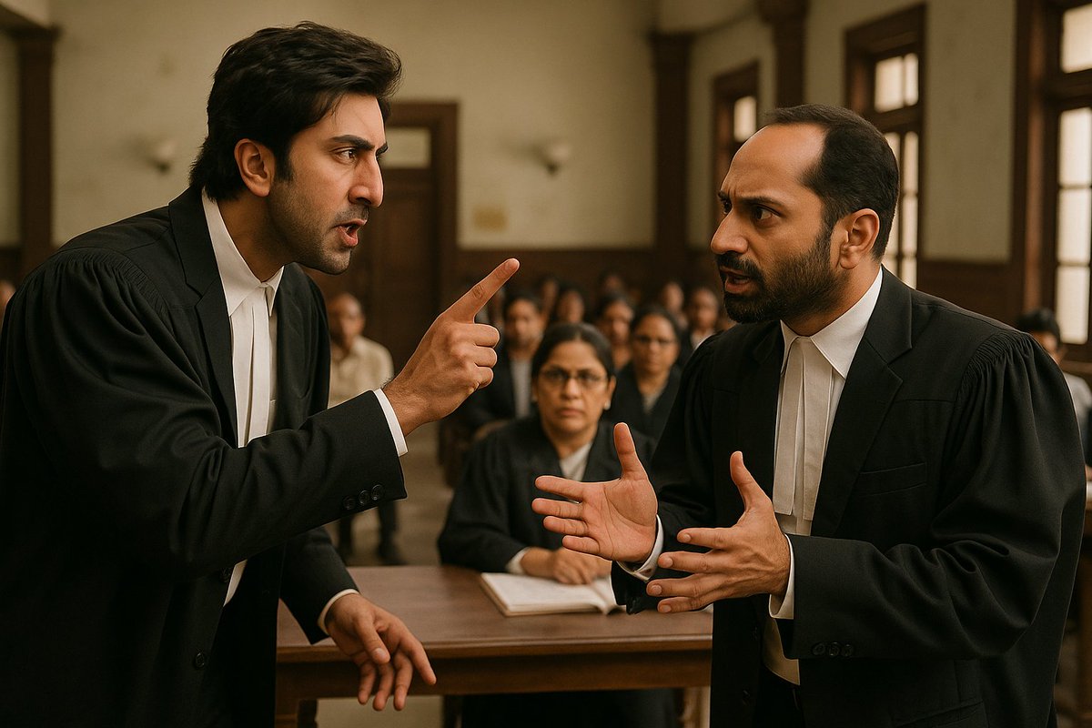 aryan02km's tweet image. EXCLUSIVE: #RanbirKapoor and #FahadhFaasil in talk for courtroom drama directed by #SriramRaghavan