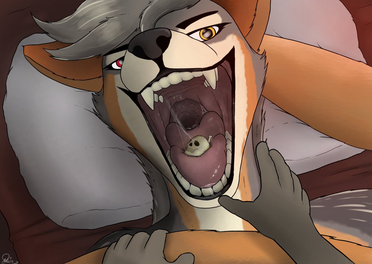 MacroMousie (comms open!) (@macromousie) on Twitter photo Haah~ Take a good look, cause you are the next victim to <a href="/fhyrajackal/">Fhyra ☥ Файра</a>
#macrofurry #vore #voreart Haah~ Take a good look, cause you are the next victim to <a href="/fhyrajackal/">Fhyra ☥ Файра</a>
#macrofurry #vore #voreart