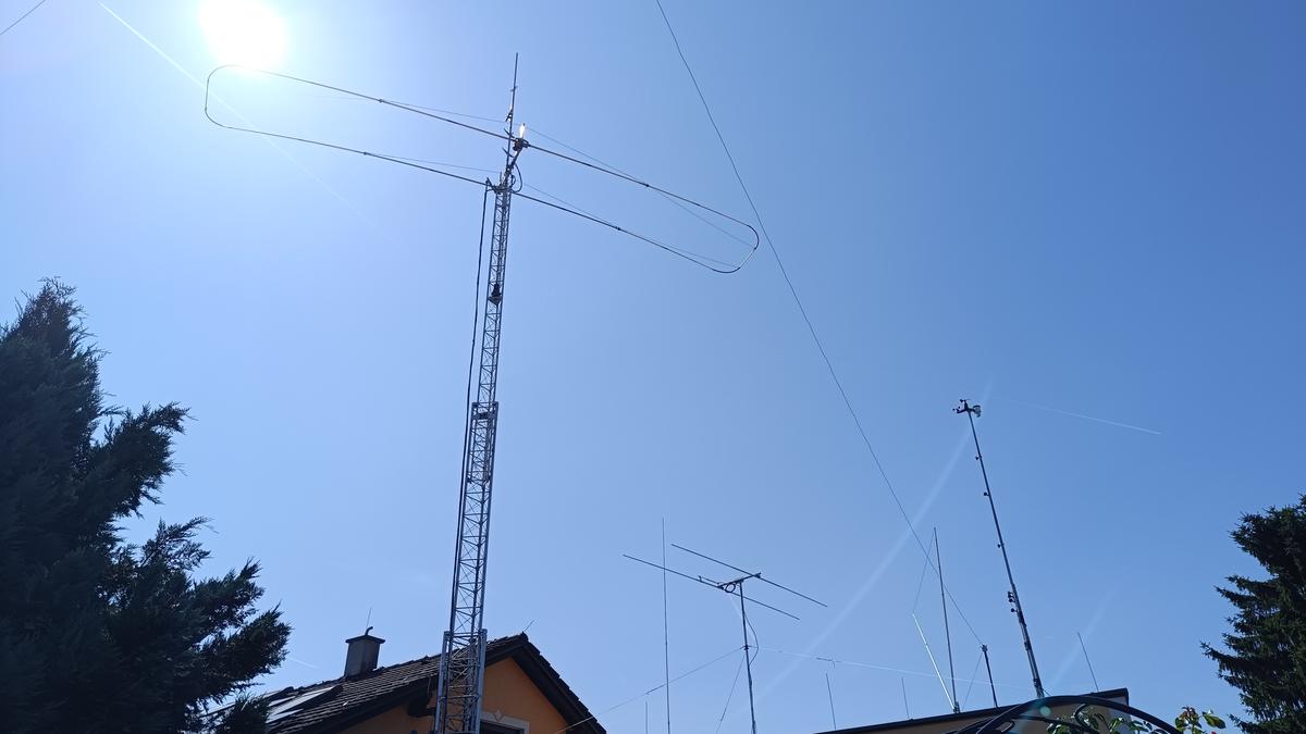 OE3WMA Austria active now 14.260 , RX Report R5 S9 from Cornwall UK. 18.16 UK Time 17/08/2025. Below is OE3WMA Beam. 👍