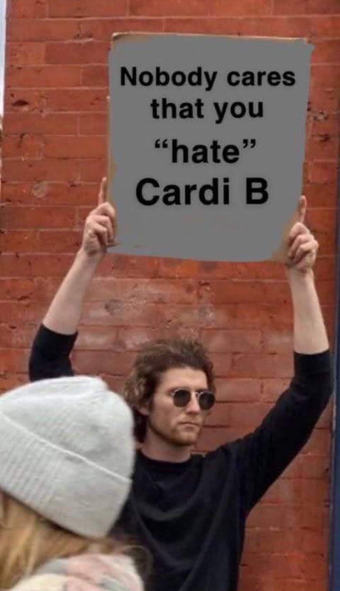 Got my sign ready
