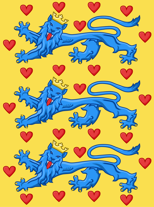 phi_unn's tweet photo. @joakial_ Royal Flag of Denmark (14th Century) https://t.co/GC32q1nzZ6