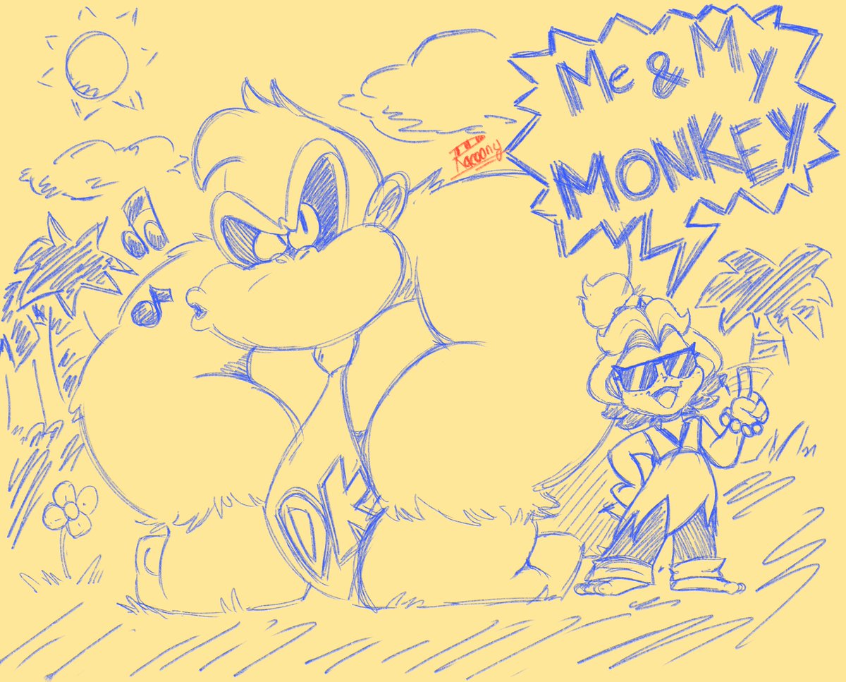 MailoDva's tweet photo. DK SKETCH
#DonkeyKongBananza https://t.co/pt38gwGNUl