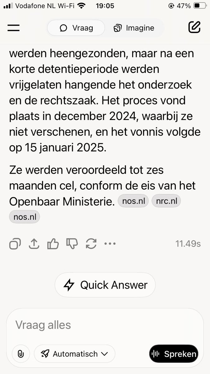 Harm Beertema (@harmbeertema) on Twitter photo “ANP laat weten dat de activist inmiddels weer op vrije voeten is, maar dat de persoon wel verdachte blijft in het onderzoek. Het Openbaar Ministerie moet nog beslissen of de man zal worden vervolgd.”
Weer op vrije voeten én het <a href="/Het_OM/">Openbaar Ministerie</a> moet nog beslissen of het de moeite waard “ANP laat weten dat de activist inmiddels weer op vrije voeten is, maar dat de persoon wel verdachte blijft in het onderzoek. Het Openbaar Ministerie moet nog beslissen of de man zal worden vervolgd.”
Weer op vrije voeten én het <a href="/Het_OM/">Openbaar Ministerie</a> moet nog beslissen of het de moeite waard