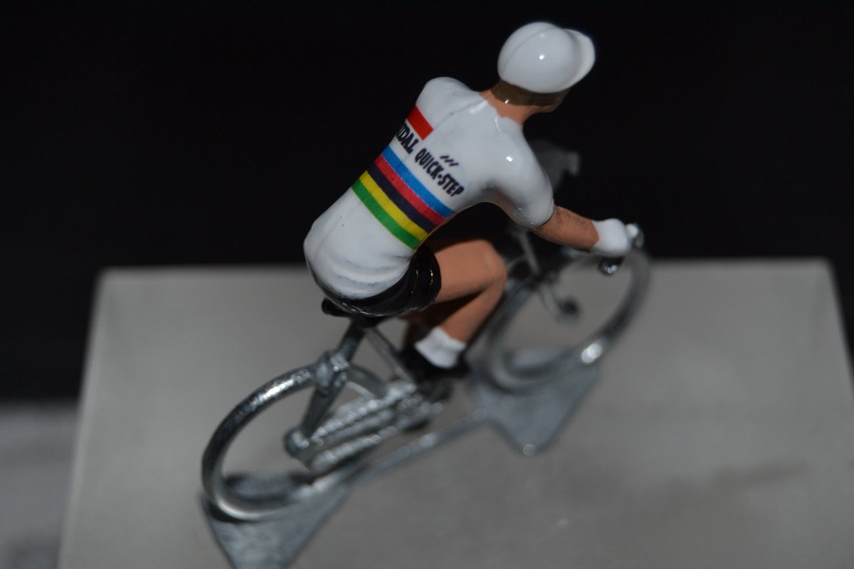 Petitcycliste's tweet photo. Remco Evenepoel #remco cyclist figurine Season 2023 ! Now available on https://t.co/ipHoqABv9N #Cadeau #MadeinFrance #cycling #cyclisme #PetitCycliste #TDFF2025 #TourdeWallonie #TourAlsace #klasikoa2025 #KBE #tdp25 #VueltaBurgos #TDA25 #ArcticRace #czechtour #CircuitFrancoBelge https://t.co/c0eP14GBQO