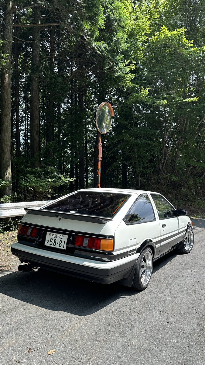 KillianOBrien6's tweet photo. 久しぶりに山道を走ってきました。 

#AE86 #ハチロク #レビン #ハードバーンオニ https://t.co/l7HMvc9FyW