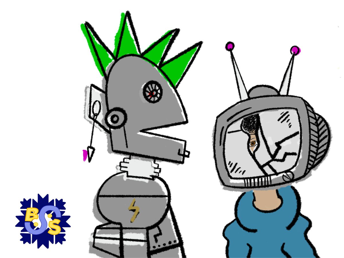 bsidesbloom's tweet image. 🤖 Have you met the BSides Bloomington 2025 mascots?? 

Meet Shock and Hector! Two buddies who believe in digital privacy, renewable energy, and your right to repair. Our theme for this year grabbed their attention, and they decided to show up. #BSidesBloomington #RobotRock