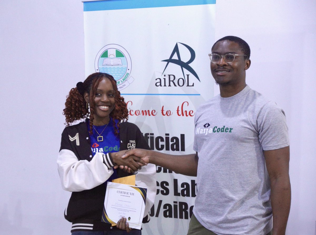 naijacoderorg's tweet photo. Huge congrats to our top 3 quiz champs from the Lagos edition of #NaijaCoder2025 2 weeks ago— your curiosity and quick thinking wowed us all.

Swipe to see more snapshots of some of the incredible students who showed up, showed out, and inspired us every day. 💫 https://t.co/Uu81jhSQnx