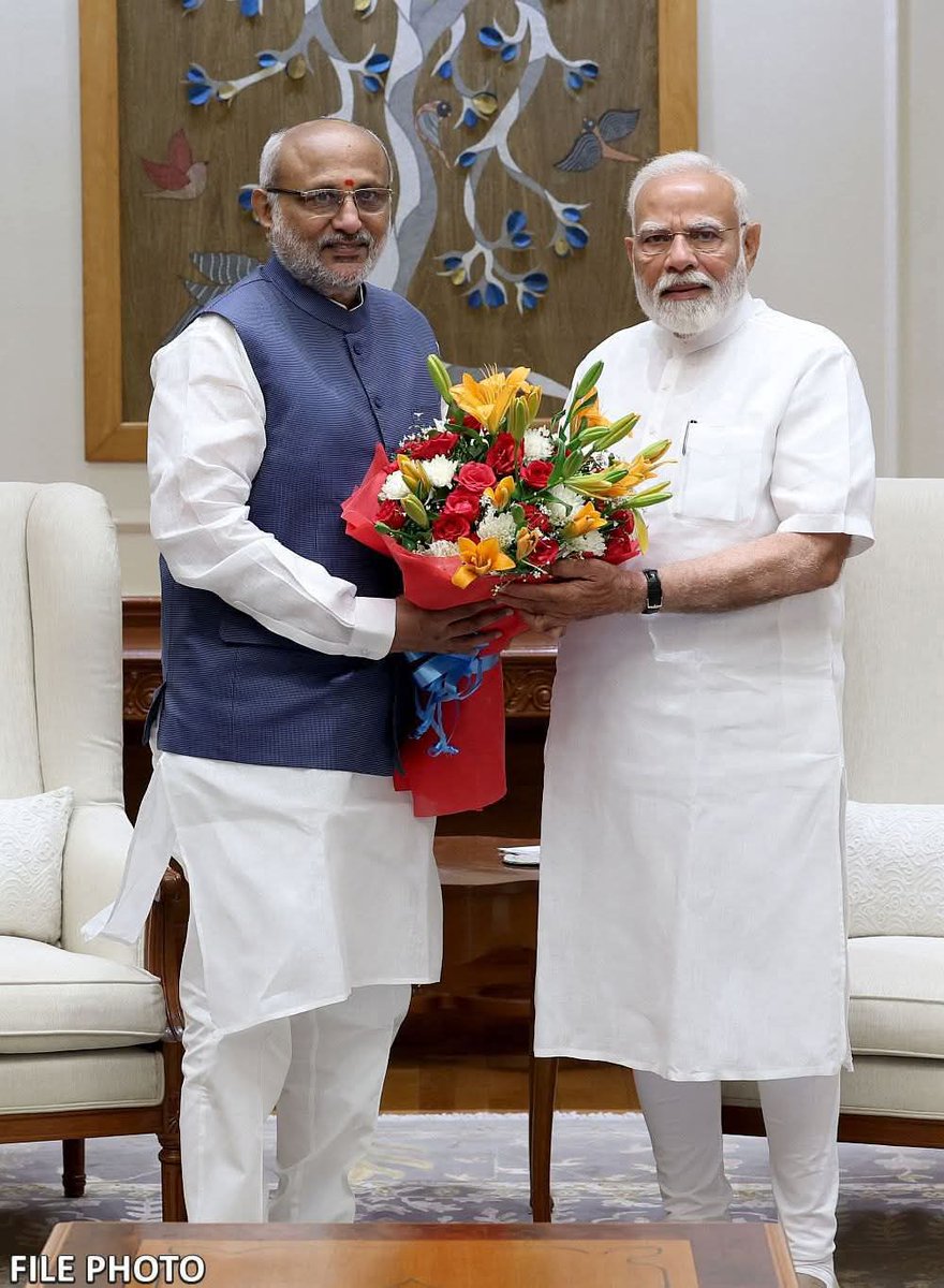 Heartiest congratulations to Shri CP Radhakrishnan Ji on being nominated as the NDA candidate for the esteemed office of Vice President of India.

Wishing Your Excellency and our future Vice President great success in this new and significant responsibility .