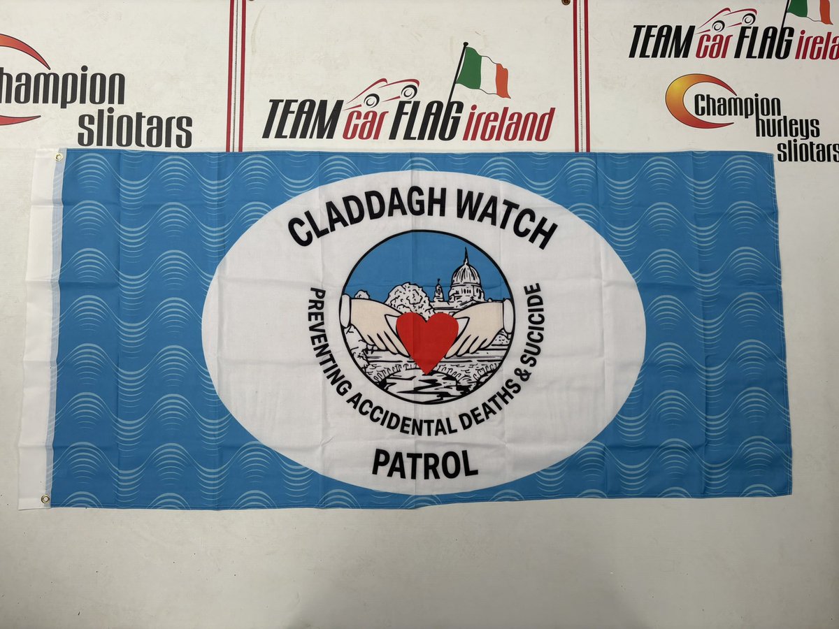 6ft x 3ft customised heave duty flag digitally printed for a customer 👌 🔥 
📧 info@teamcarflagireland.com 📧 
☎️ 061-393231 📲