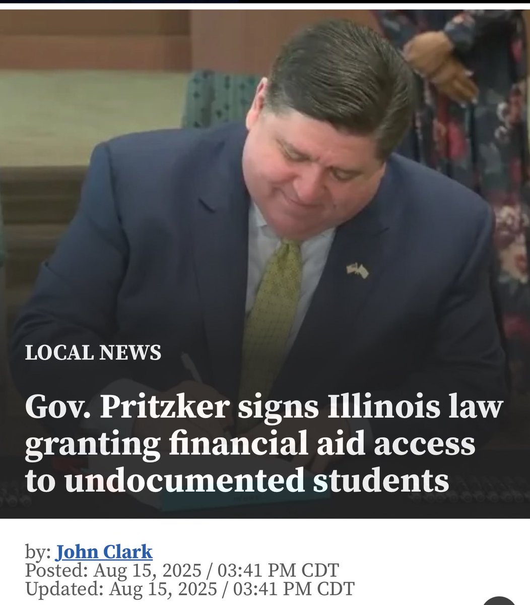 Blaine Wilhour (@blainewilhour) on Twitter photo Tax dollars for undocumented students, higher costs for working families. That’s <a href="/GovPritzker/">Governor JB Pritzker</a>’s “priorities.”
Reject this phony. Tax dollars for undocumented students, higher costs for working families. That’s <a href="/GovPritzker/">Governor JB Pritzker</a>’s “priorities.”
Reject this phony.