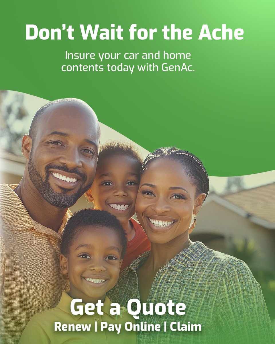 genacc's tweet image. No 'ifs', just protection. Be insured by GenAc. Visit genac.com and get a quote today! 
#CarInsurance #ContentsInsurance #PropertyInsurance #MotorInsurance #HomeInsurance #TravelInsurance #Insurance #GenAcJA #Jamaica #AnythingCanHappen #FutureProofingTomorrow