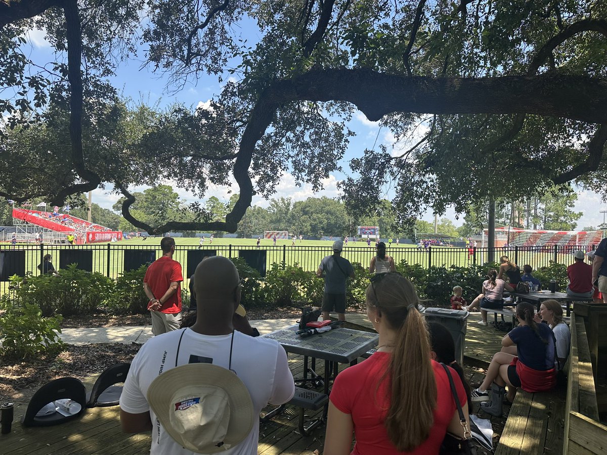 It’s <a href="/SouthAlabamaSOC/">South Alabama Soccer ⚽️</a>  Season! Watching from a  shady place 😎⚽️ Go Jags!