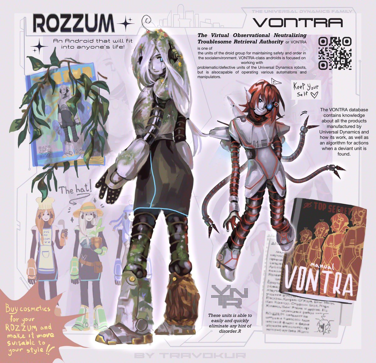 TravkaHuyavka's tweet image. Androids #thewildrobot #art #fanart