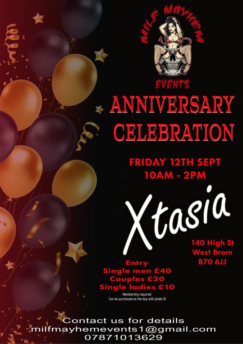 Our next 3 event with <a href="/milfmayhemevent/">Milf Mayhem Events</a> starting with <a href="/XtasiaSwingers/">Xtasia Swingers</a> 5th Friday night then back to Manchester the-lifestyle-lounge.com The 8th the back to <a href="/XtasiaSwingers/">Xtasia Swingers</a> for the day event on the 12th come see us have some fun. <a href="/awsome115115/">double A photos</a> @<a href="/BeardyJell/">BeardyJell</a> and recklesstemptation