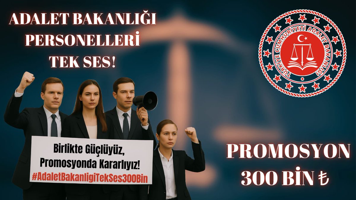 TueErgul's tweet photo. #AdaletBakanlığıTekSes300Bin https://t.co/3KiGF1LWCT