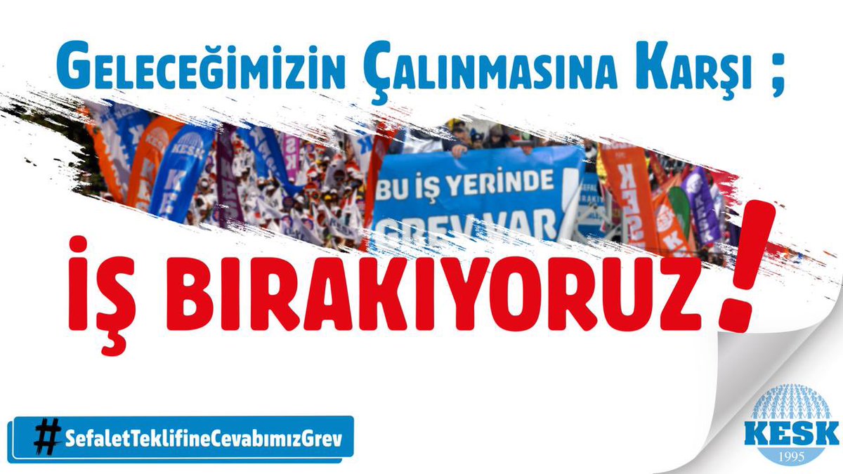 Depremde en önde sağlık emekçileri vardı. Şimdi söz hakkı için masada, grevde, iş bırakmada yine en önde olacaklar. 

 #SefaletTeklifineCevabımızGrev

<a href="/sesgenelmerkezi/">SES Genel Merkezi</a> <a href="/KESK1995/">KESK</a>