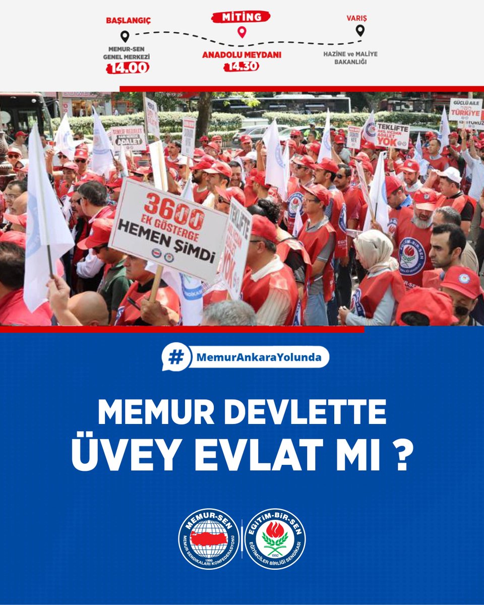 Memur devlette üvey evlat mı? #MemurAnkaraYolunda