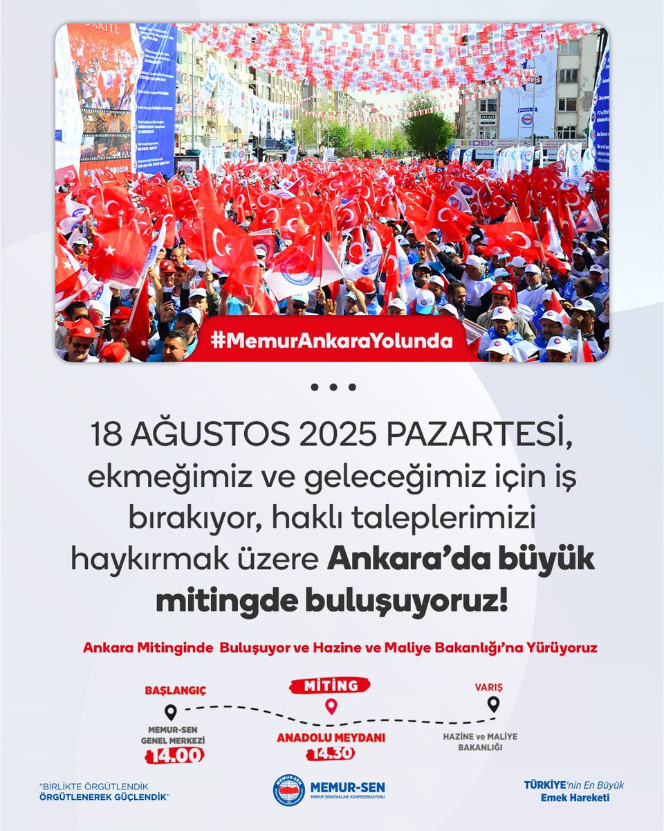 Ücret Adaletsizliği Giderilsin Çalışma Barışı Sağlansın #MemurAnkaraYolunda