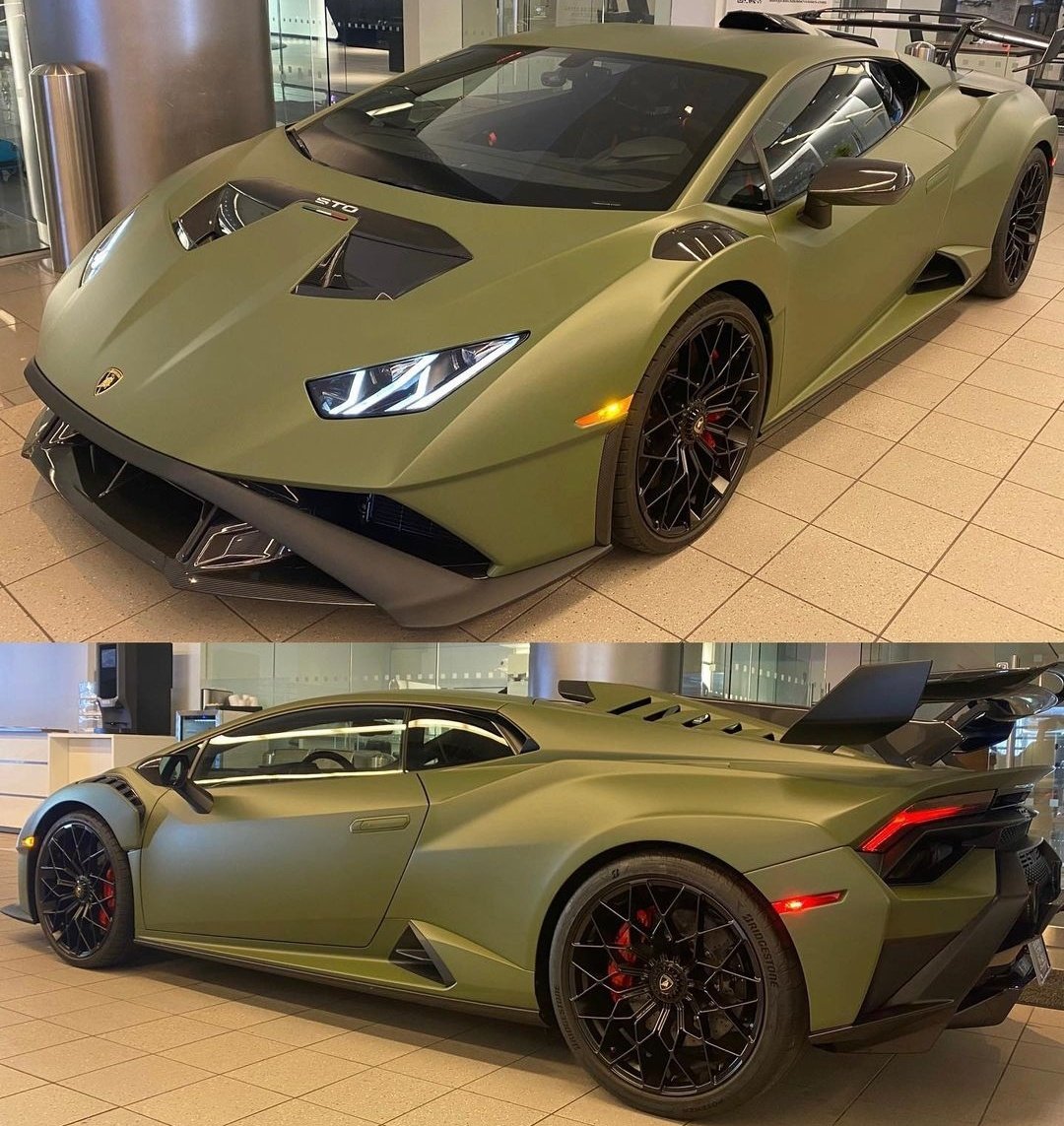 Huracán STO spec'd in Verde Turbine