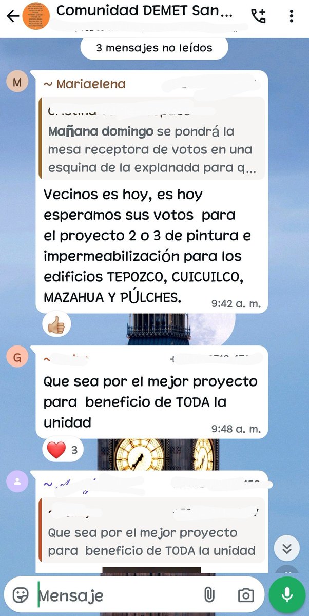 ClaudiaRobl's tweet photo. @PatyAvendanoD @iecm @ParticipaIECM @Distrito18IECM @FEPADE_CDMX   Ya se salio de control la votación del Presupuesto Participativo en Torres San  Antonio UT-10-229 están induciendo al voto 🤬🤬 https://t.co/aGN8VVjq1o
