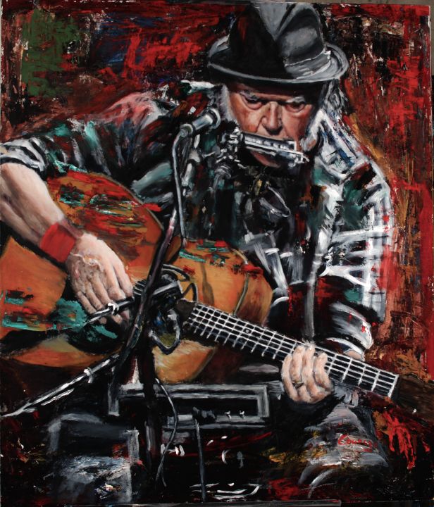 markcourage's tweet image. Art of the Day: "Neil Young". Buy at: ArtPal.com/mccourage1?i=2…