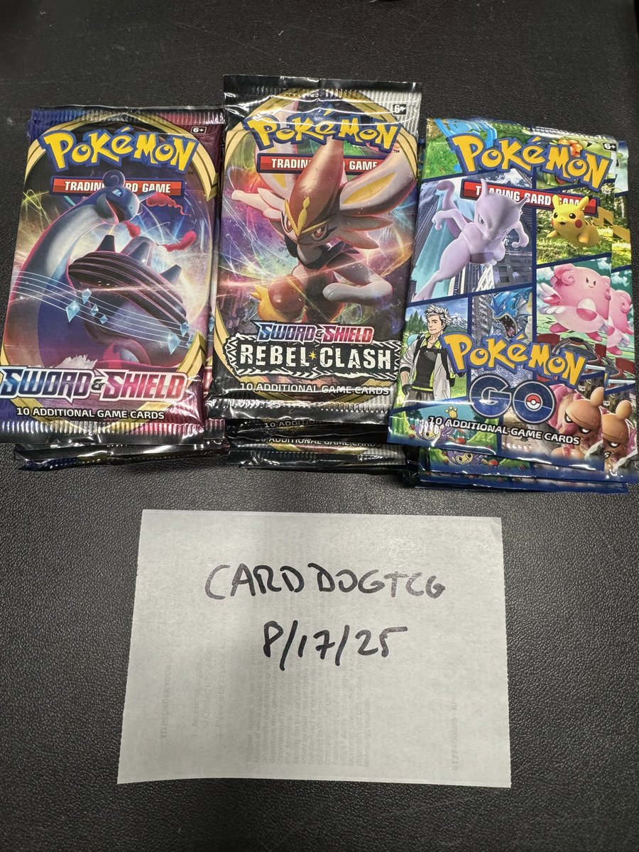 Have a SWSH Pack Bundle up for sale, priced below TCG, lmk if interested!

SWSH Pack Lot - $480 shipped ppgs
x20 POGO
x20 Rebel Clash
x20 SWSH base