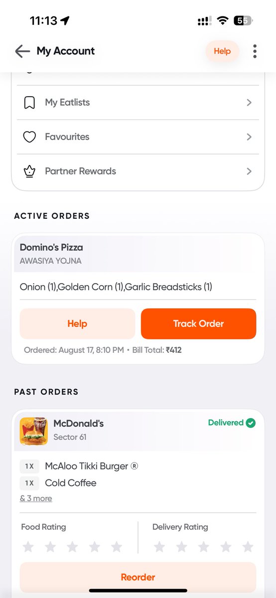 achal_sen's tweet photo. @dominos_india @dominos @Dominos_UK please see my order is still not marked as delivered. The restaurant is at Mathura township chowk and I demand a serious action against them. https://t.co/RgUhKrzRcx