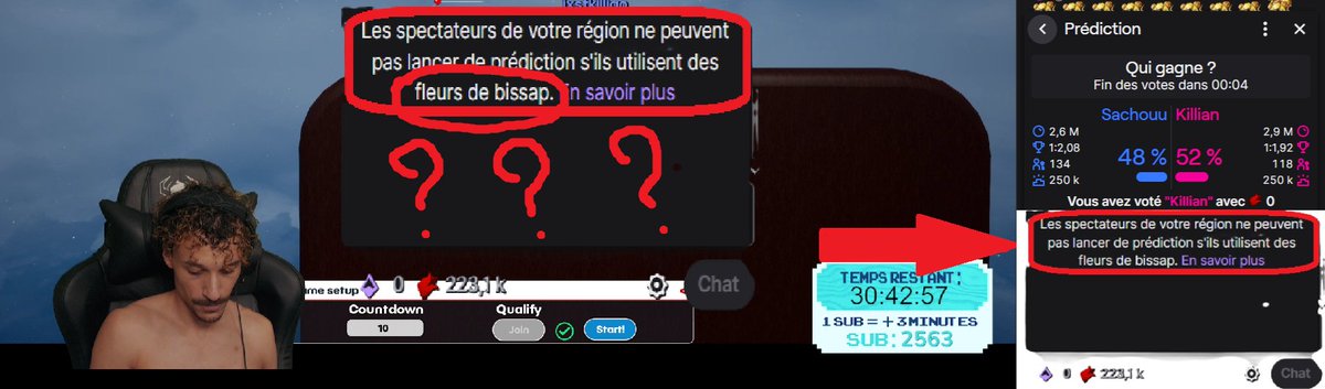 GuidZan's tweet photo. Heu.. c'est a dire.. un peu racelard quand même tout ça si on prend en compte la région ou je suis @FemiLaTouffe @TwitchSupport 🤣🤣 https://t.co/6VD5HGzRbU