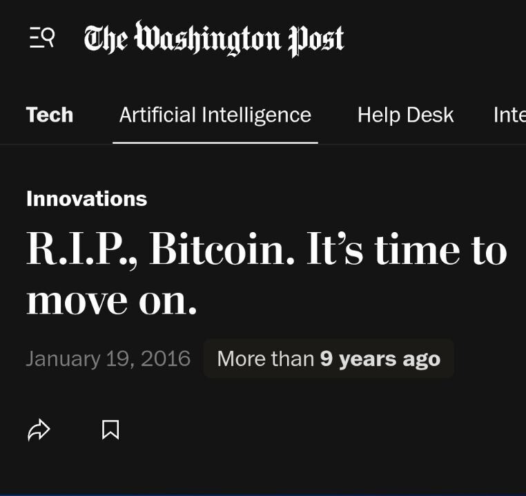💡 Throwback to 2016: Bitcoin was just $379 when this article dropped.

Fast forward to today, and $BTC has surged hundreds of times since then! 🚀

#Bitcoin #BTC #CryptoHistory #Crypto #Blockchain #HODL #CryptoNews