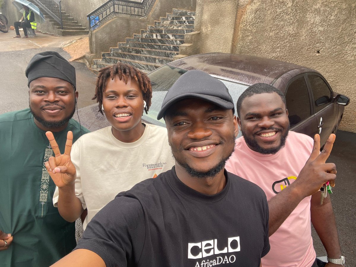 Kevin |Ezemmuo Blockchain (@kevin_chibuoyim) on Twitter photo Did something before the end of the <a href="/Eth_Enugu/">Eth Enugu || 042 & SE Onchain</a> ‘25 experience >>
I took <a href="/SantiagoDevRel/">Santiago 📍 Abuja & Kaduna 🇳🇬</a> & <a href="/youfoundperrie/">Perrie.</a> to the iconic city of Nsukka!!
📍Spot the University of Nigeria in the background.
They got to visit <a href="/theblock_hive/">The Block</a> (IRL/physical facility which I’m setting up) & met Did something before the end of the <a href="/Eth_Enugu/">Eth Enugu || 042 & SE Onchain</a> ‘25 experience >>
I took <a href="/SantiagoDevRel/">Santiago 📍 Abuja & Kaduna 🇳🇬</a> & <a href="/youfoundperrie/">Perrie.</a> to the iconic city of Nsukka!!
📍Spot the University of Nigeria in the background.
They got to visit <a href="/theblock_hive/">The Block</a> (IRL/physical facility which I’m setting up) & met
