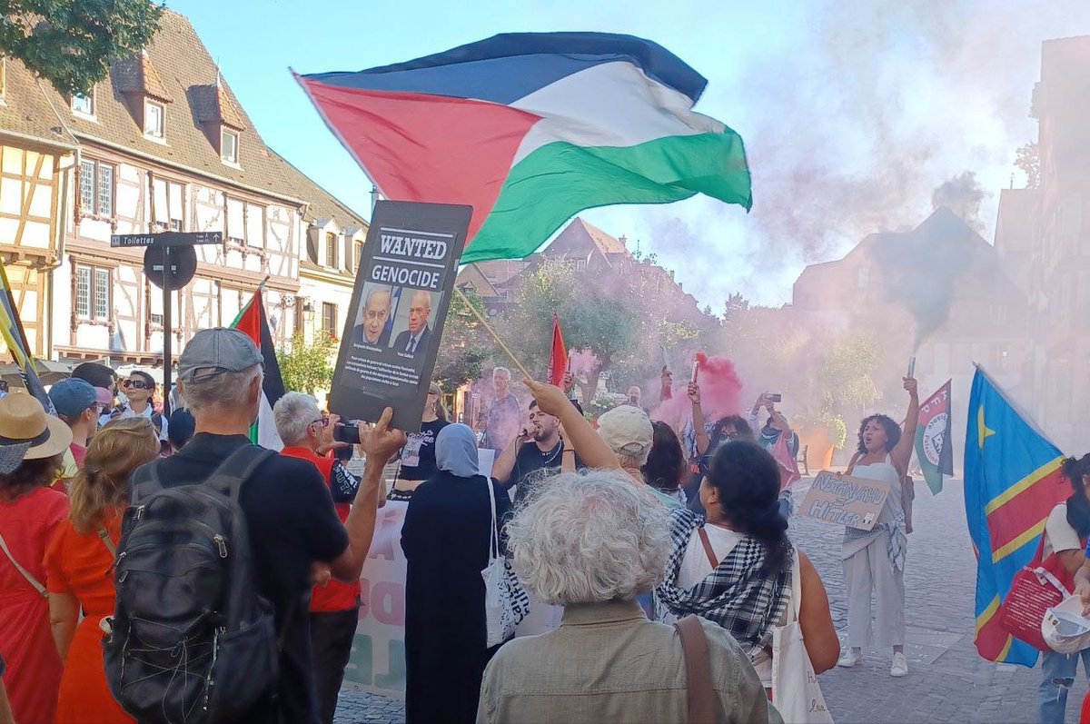 Christophe Osswald φ𝝼 🔻🐢 🌿🇺🇦🇾🇪🇵🇸 (@christophe_owd) on Twitter photo Belle manifestation à #Colmar contre le génocide à #Gaza.
Merci à l'<a href="/AFPSAlsace/">AFPS Alsace</a> et à <a href="/amnestyfrance/">amnestyfrance</a> Colmar pour l'organisation ! Belle manifestation à #Colmar contre le génocide à #Gaza.
Merci à l'<a href="/AFPSAlsace/">AFPS Alsace</a> et à <a href="/amnestyfrance/">amnestyfrance</a> Colmar pour l'organisation !