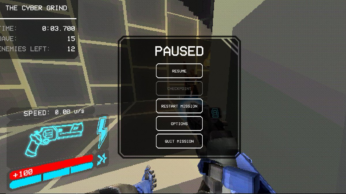 estaba jugando Ultrakill y... bueno parece que v1 queria chaquetearse