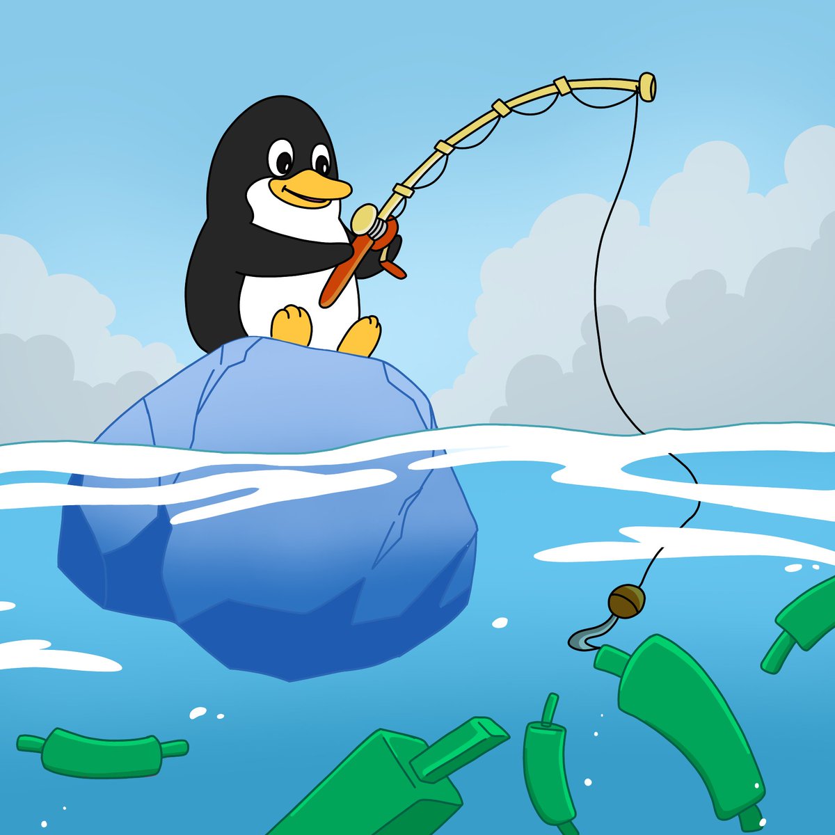 Fishing for green candles