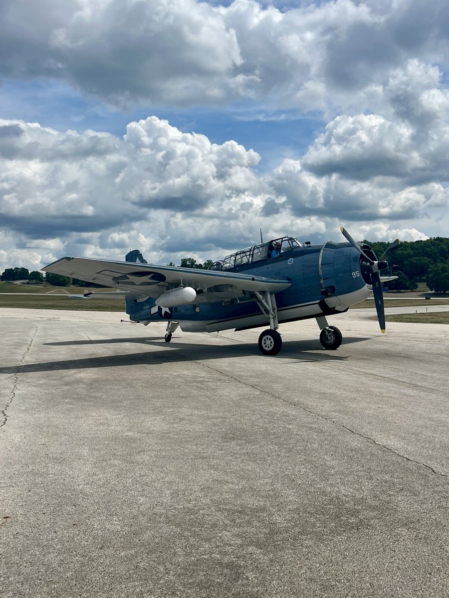The TBM Avenger getting ready to do its thing! 

Come get tickets for the afternoon at the show or at FlyOhio.org.