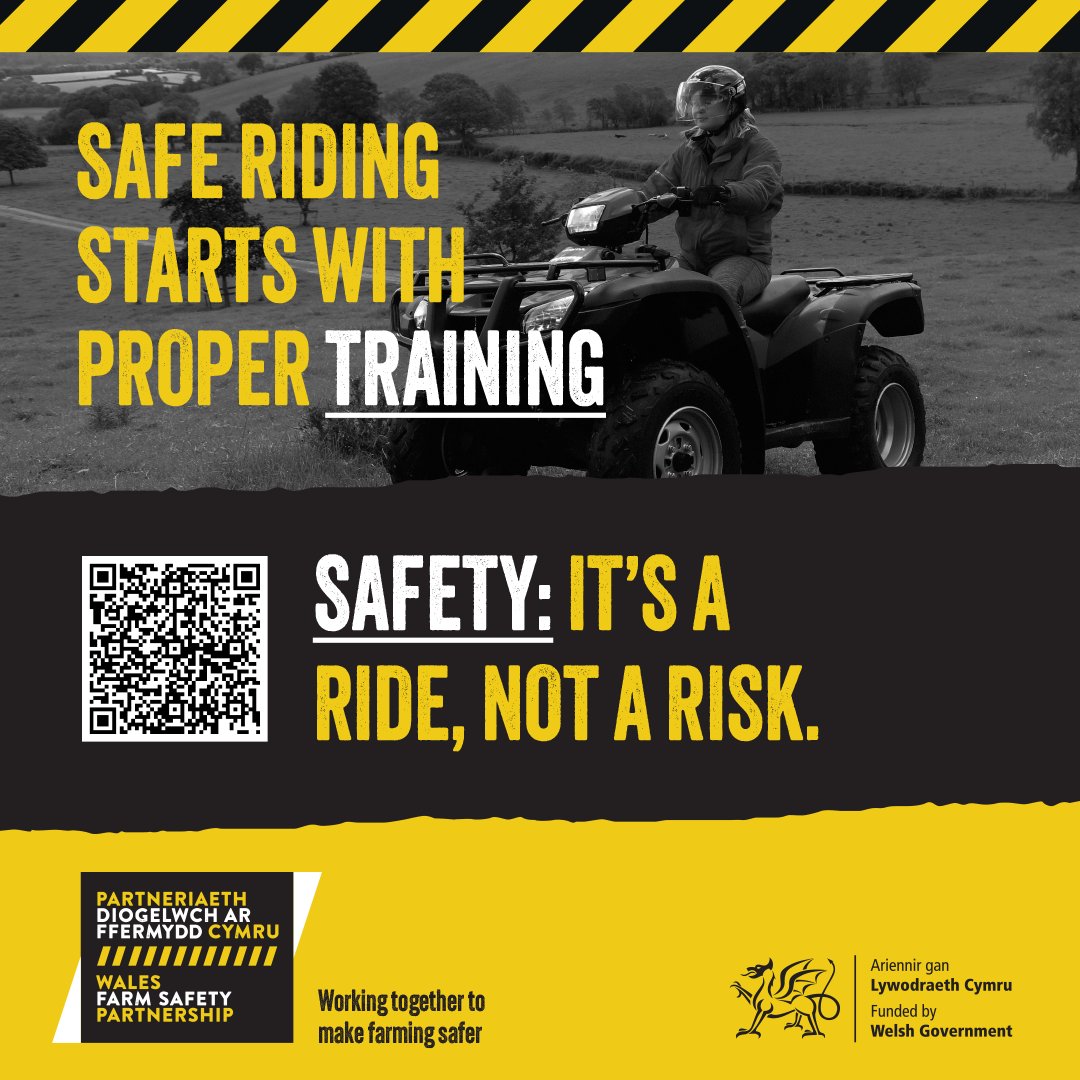 TheNAAC's tweet photo. Safe riding starts with proper 𝐓𝐑𝐀𝐈𝐍𝐈𝐍𝐆. 𝐒𝐀𝐅𝐄𝐓𝐘: It's a ride, not a risk. #Agriculture #Farming @FarmingConnect @farmsafetywales https://t.co/sQRWH7dUvF