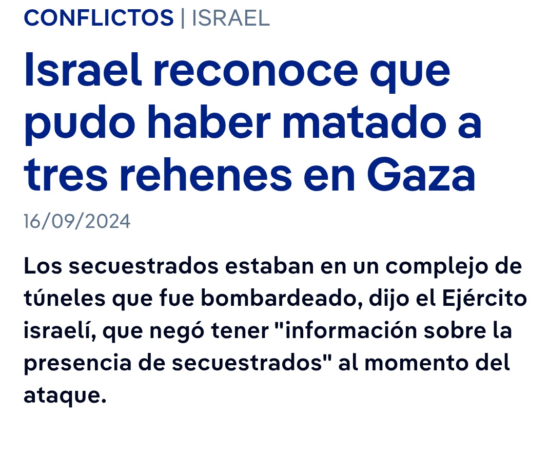 er_sigo's tweet photo. @IsraelinSpanish ¿ A cuantos israelis secuestrados mataron las bombas GENOCIDAS de @netanyahu ? https://t.co/kVy2gvKpRm
