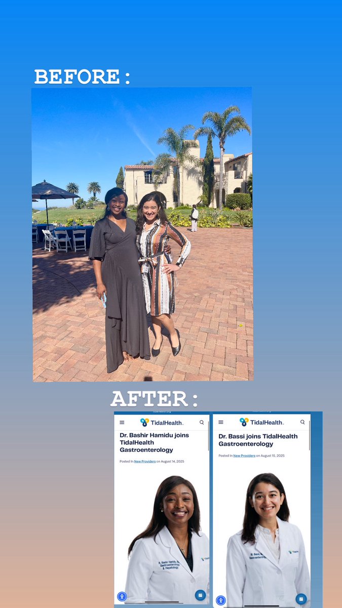 DrRukkyBash's tweet photo. I made a bestie at @ScrubsNHeels 2025 and now we are newly minted attendings together! How lucky ARE WE 🥹
Glad to have you, friend ❤️ @BassiMehak
#WomenInGI #Thanksagain to #ABGH https://t.co/VF1UaJNzxl