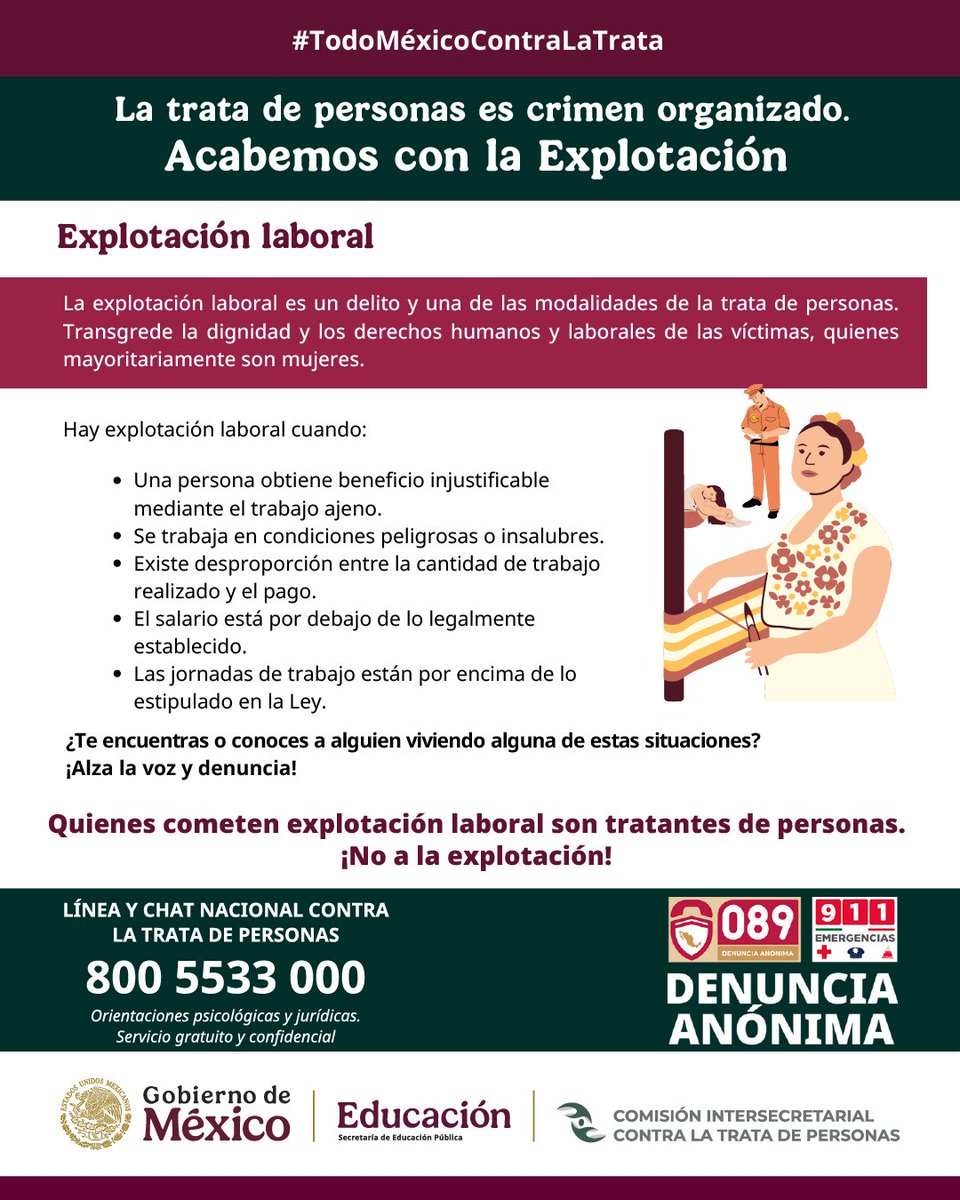 #MéxicoContraLaTrata #CONATRIB