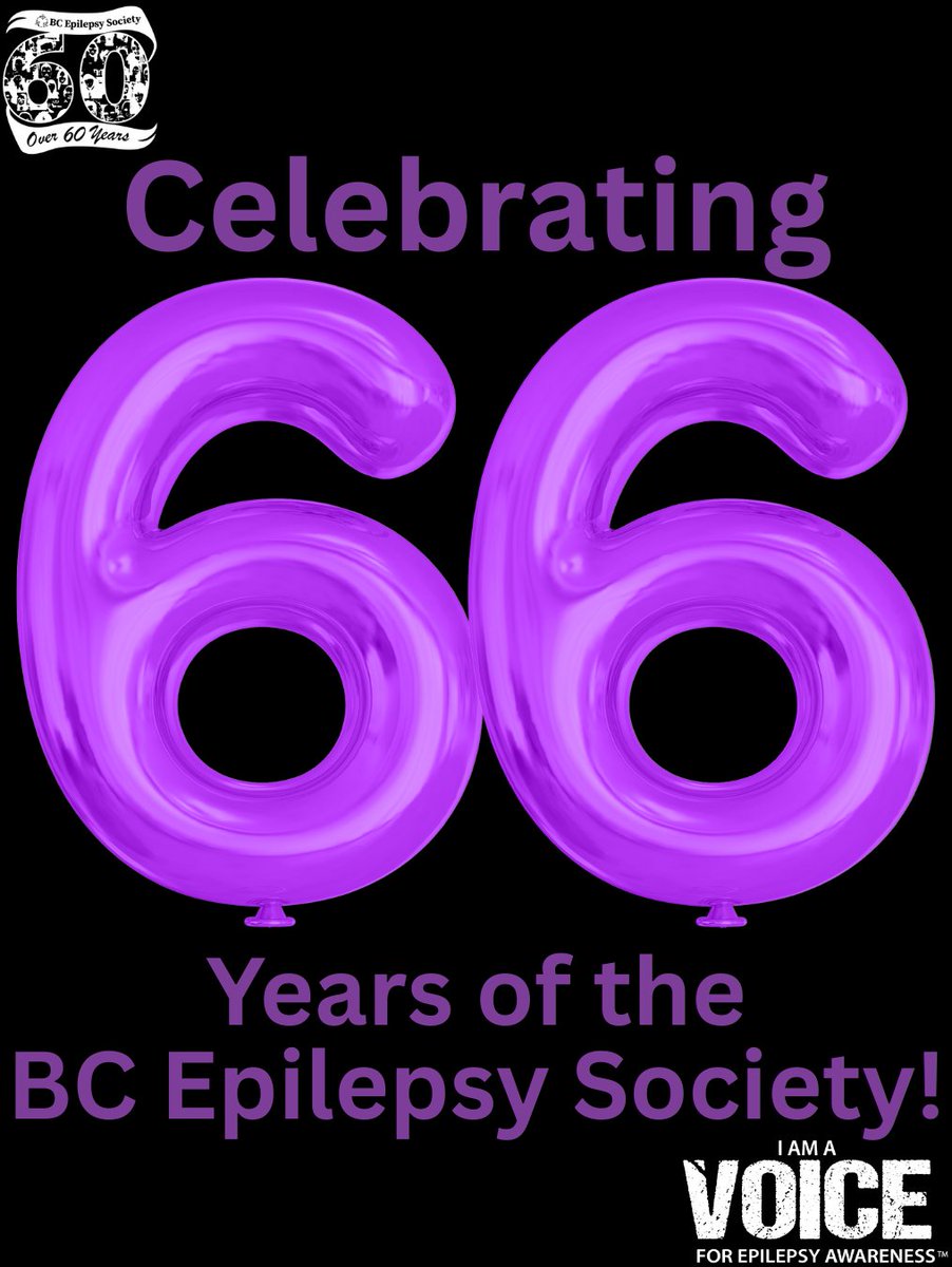 BCEpilepsy's tweet photo. Today is the BC Epilepsy Society's 66th anniversary! We're so proud to be celebrating 66 years of supporting people with epilepsy and their families, friends and loved ones in BC and raising epilepsy awareness in the community! #Epilepsy #EpilepsyAwareness #BCEpilepsySociety https://t.co/87bJkYE8E5