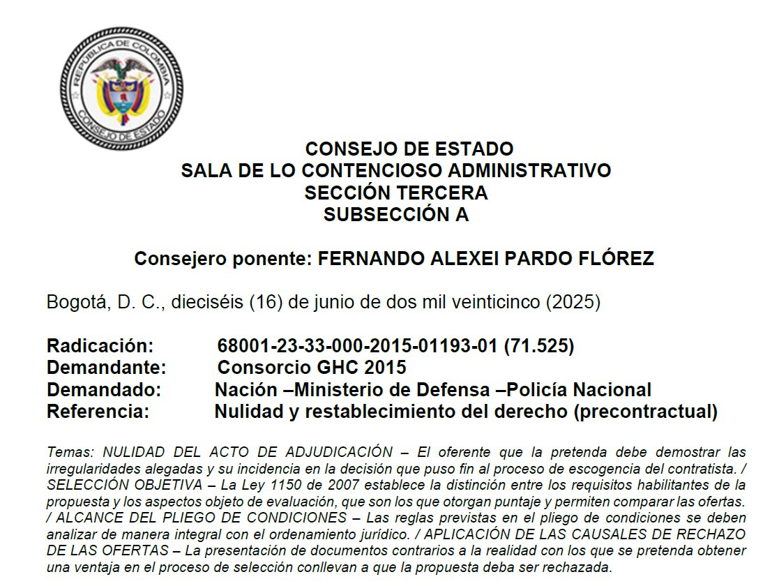 comprapublica_'s tweet photo. 🔎Ante información falsa o inexacta respecto de requisitos que otorgan puntaje, ¿debe la entidad excluir la información y no otorgar puntaje o procede el rechazo de la oferta?

Consejo de Estado analizó el tema en interesante sentencia

¿De qué se trató?🧵👇 https://t.co/DcsB6pXkPB