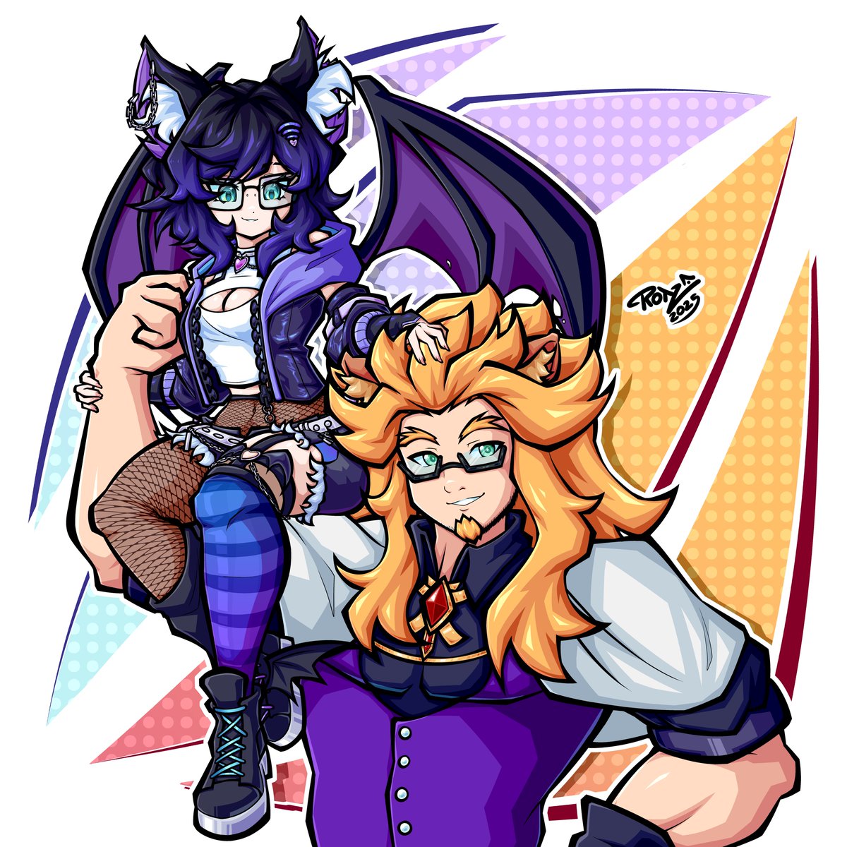Rotze 🇨🇱 (@rotzedust_) on Twitter photo Godric & Ecko ~ ✨
Characters by <a href="/LionheartGodric/">Godric Lionheart||ENVtuber🦁</a> and <a href="/EckoLokoVT/">Ecko 🦇🛜 || Bat VTuber ||【09.06.25】REBRAND!!</a> ! ^^ this was a very fun setup to work with ~
Thank you for requesting a commission! :>
#VGenComm Godric & Ecko ~ ✨
Characters by <a href="/LionheartGodric/">Godric Lionheart||ENVtuber🦁</a> and <a href="/EckoLokoVT/">Ecko 🦇🛜 || Bat VTuber ||【09.06.25】REBRAND!!</a> ! ^^ this was a very fun setup to work with ~
Thank you for requesting a commission! :>
#VGenComm