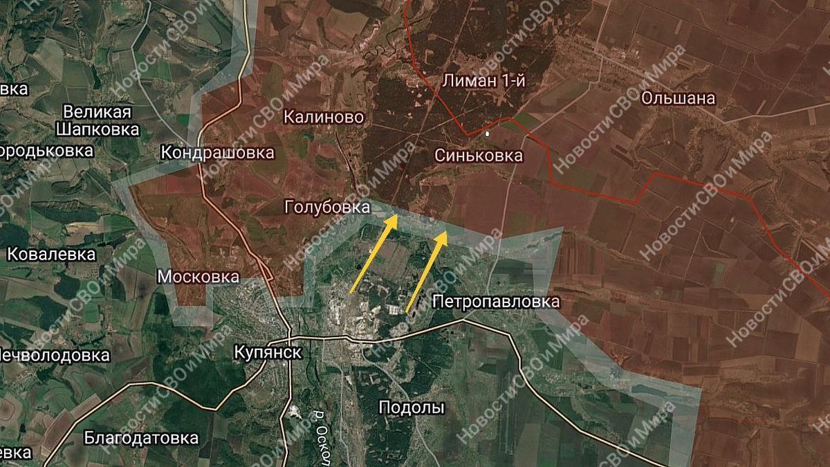⚡️🇷🇺⚡️Kupiansk direction. 
The enemy is increasing activity in the Kupiansk area, trying to attack in the direction of Sinkivka with the exit on Lyman 1st. 
Two counterattacks were repulsed by our soldiers, the enemy retreated with losses⚡️🇷🇺⚡️