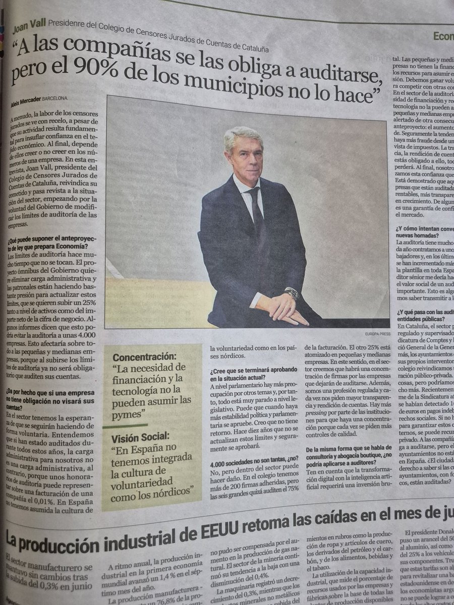 ADMONinteligent's tweet image. Ojo que auditores con ganas de hacer negocio quieren generar un nicho de mercado a partir de burocratizar aun más los pequeños municipios. ¿No basta con la intervención?, ¿necesitamos redundancias?, ¿quien a demostrado que esas auditorías mejoran la gestión?