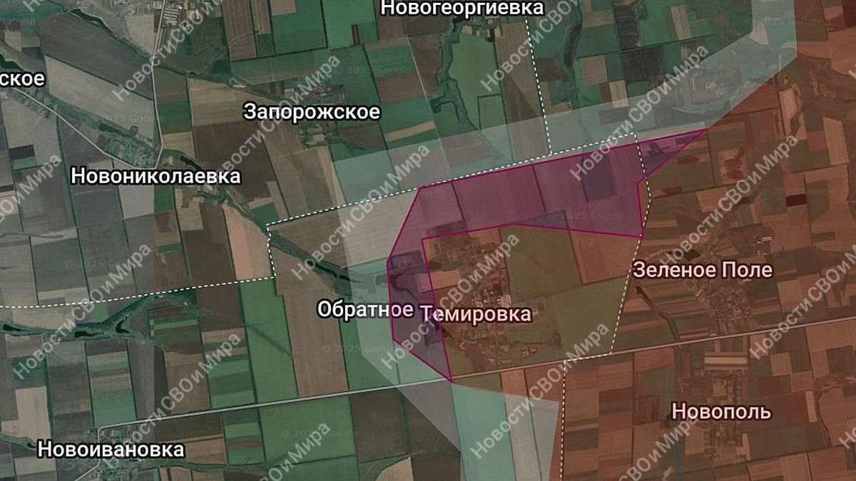 ⚡️🇷🇺⚡️Our soldiers began fighting for the village Obratnoe, also advancing to the locality Zaporozhskoe.
Liberated 6.4 km²⚡️🇷🇺⚡️